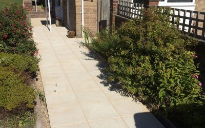 New level front path