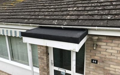 New porch roof