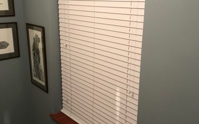 New window blind fitted