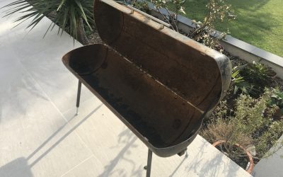 LPG tank BBQ firepit