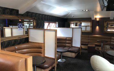 Loft Lounge & Bar Covid Screens