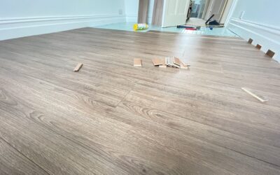 Laminate floor install