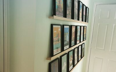 Picture shelves