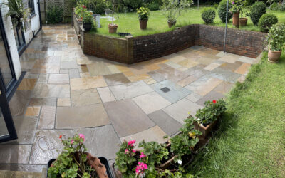 New sunken patio in Old Town Eastbourne