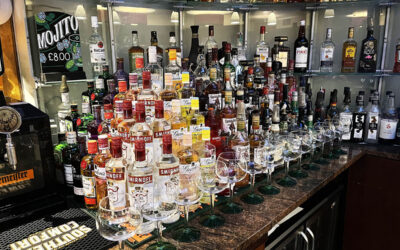 New bar drinks stand